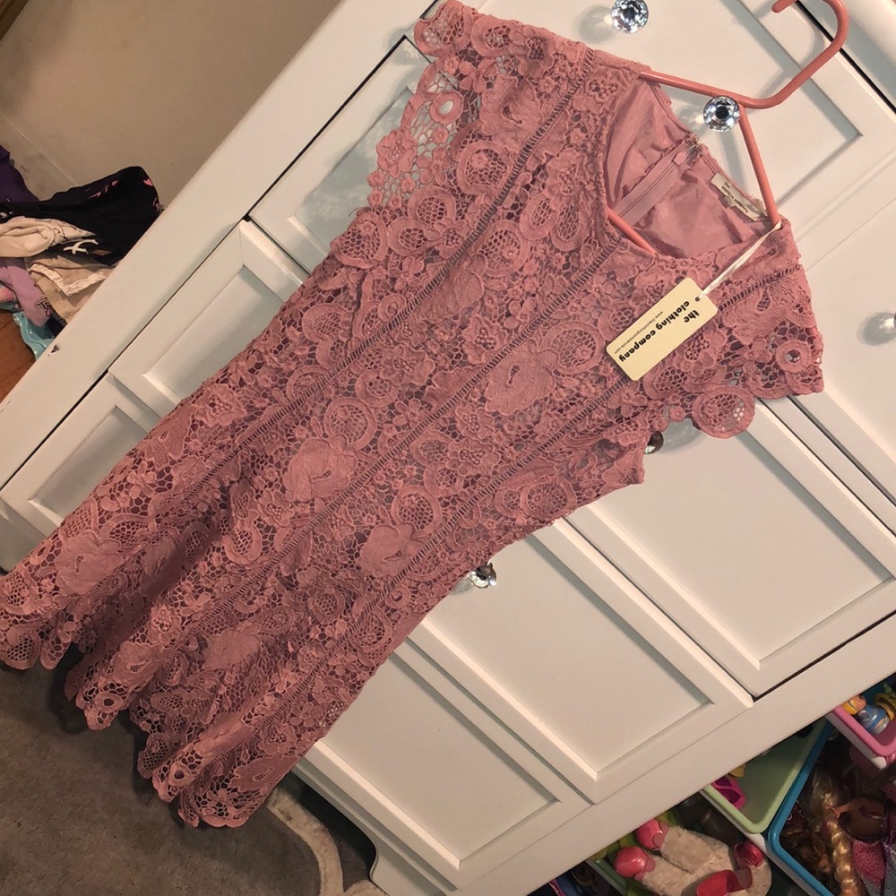 Blush colored dress